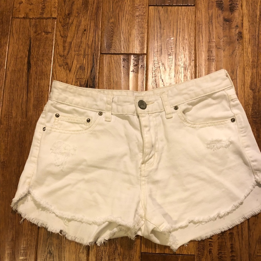 Free people jean shorts